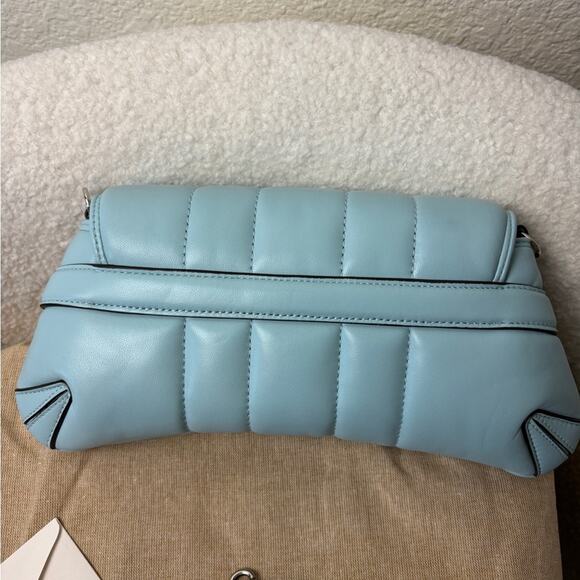 Gucci baby Blue Shoulder Horsebit Chain Small Leather Shoulder Bag - Picture 5 of 12